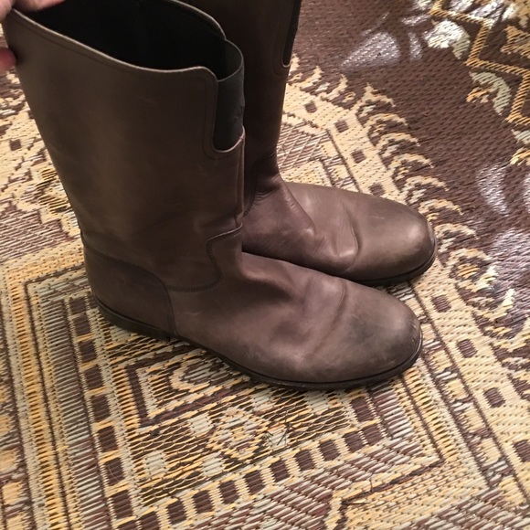 NWOT Jill Sander Motto Distressed Boots Sz. 10 - Picture 3 of 5